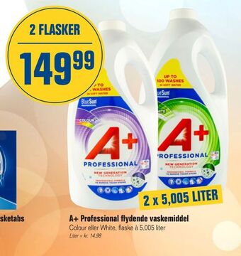 Otto Duborg A+ Professional flydende vaskemiddel tilbud