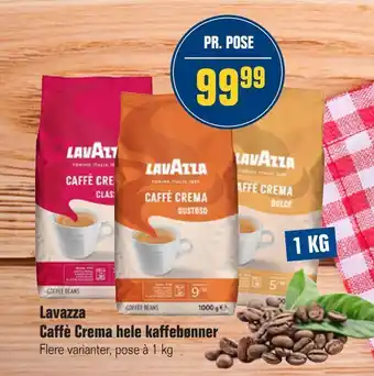 Otto Duborg Lavazza Caffè Crema hele kaffebønner tilbud