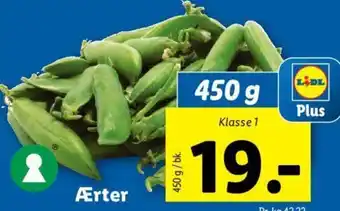 Lidl Ærter 450 g tilbud