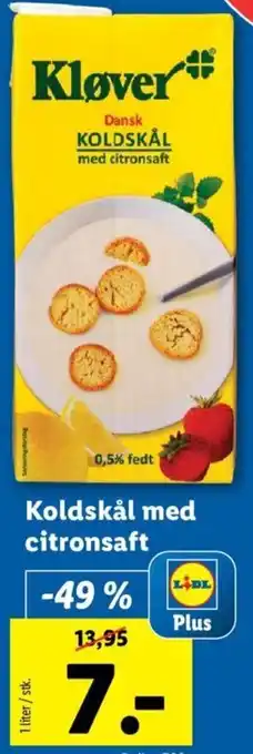 Lidl Koldskål med Citronsaft tilbud
