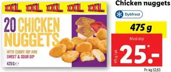 Lidl Chicken Nuggets 475 g tilbud