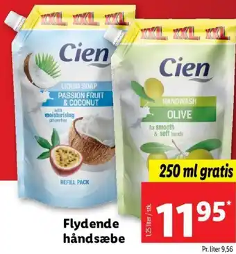 Lidl Flydende Håndsæbe 250 ml tilbud