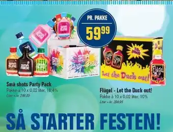 Otto Duborg Små shots Party Pack el. Flügel - Let the Duck out! tilbud