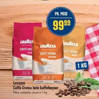 Lavazza Caffé Crema hele kaffebønner 1kg