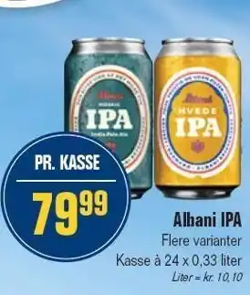 Otto Duborg Albani IPA pr. kasse tilbud