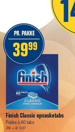 Otto Duborg Finish Classic opvasketabs tilbud