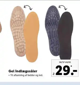 Lidl Gel indlægssåler tilbud