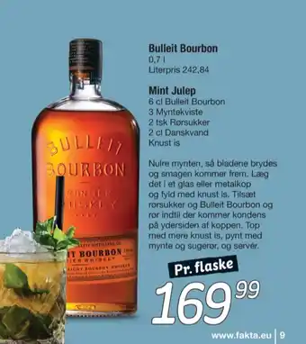 Fakta Tyskland Bulleit whisky tilbud