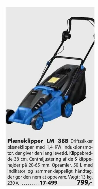Biltema Plæneklipper LM 38B tilbud