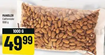 Løvbjerg Mandler 1000 g tilbud