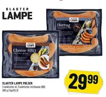 Løvbjerg Slagter Lampe Pølser 360g tilbud