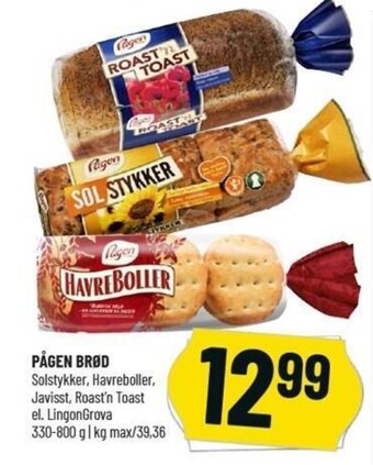 Løvbjerg Pågen Brød 330-800g tilbud