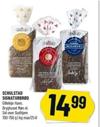 Løvbjerg Schulstad Signaturbrød 700-750 g tilbud