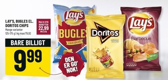 Løvbjerg Lay's Bugles El. Doritos Chips 125-175g tilbud
