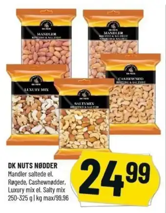 Dk Nuts Nødder 250-325g