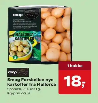 Dagli'Brugsen Smag Forskellen nye kartofler fra Mallorca tilbud