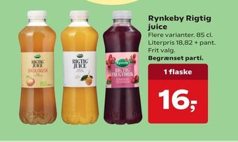 Dagli'Brugsen Rynkeby Rigtig juice tilbud