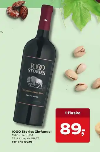Dagli'Brugsen 1000 Stories Zinfandel tilbud