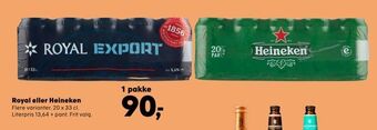 Kvickly Royal eller Heineken tilbud