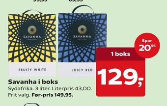 Dagli'Brugsen Savanha i boks tilbud