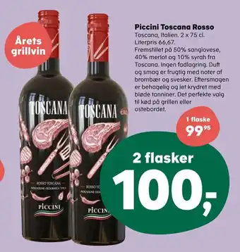 Kvickly Piccini Toscana Rosso tilbud