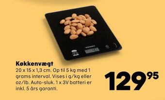 Kvickly Køkkenvægt tilbud