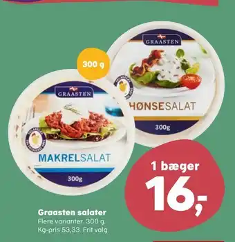 Kvickly Graasten salater tilbud