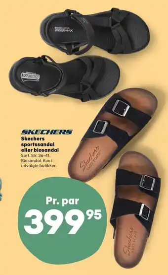Kvickly Skechers sportssandal eller biosandal tilbud