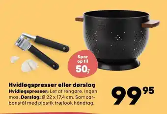 Hvidløgspresser eller dørslag