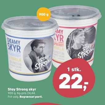 Kvickly Stay Strong skyr tilbud