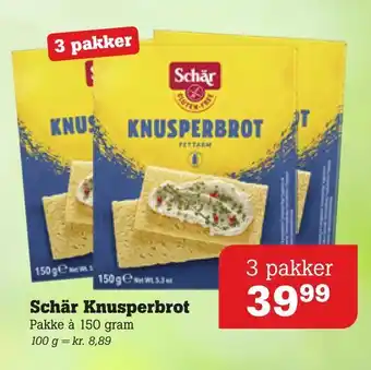 Poetzsch Padborg Schär Knusperbrot tilbud