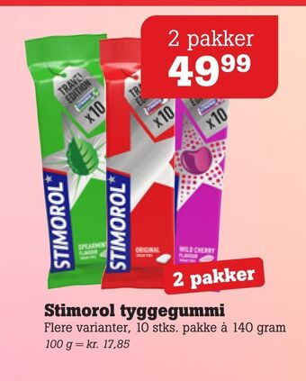 Poetzsch Padborg Stimorol tyggegummi tilbud