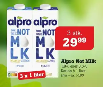 Poetzsch Padborg Alpro Not Milk tilbud