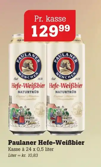Poetzsch Padborg Paulaner Hefe-Weißbier tilbud