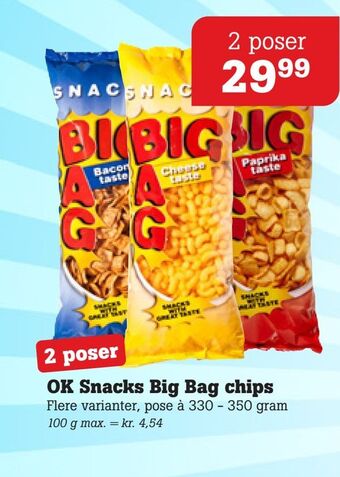 Poetzsch Padborg OK Snacks Big Bag chips tilbud