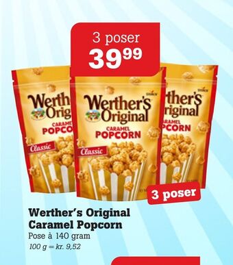 Poetzsch Padborg Werther's Original Caramel Popcorn tilbud