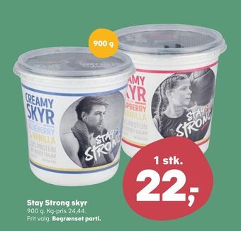 SuperBrugsen Stay Strong skyr tilbud