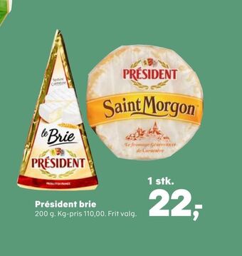SuperBrugsen Président brie tilbud