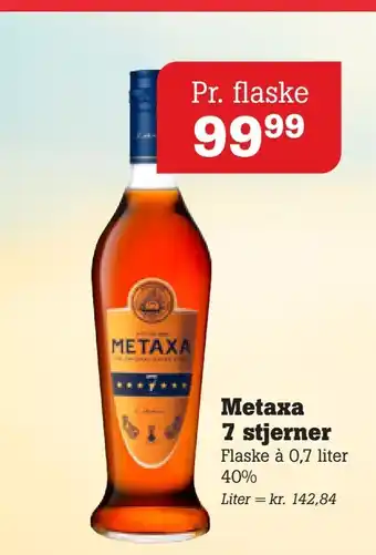 Poetzsch Padborg Metaxa 7 stjerner tilbud