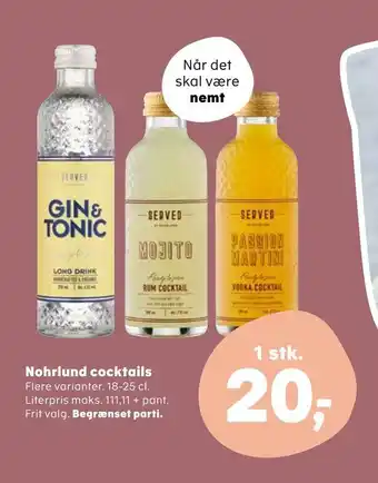 Nohrlund cocktails