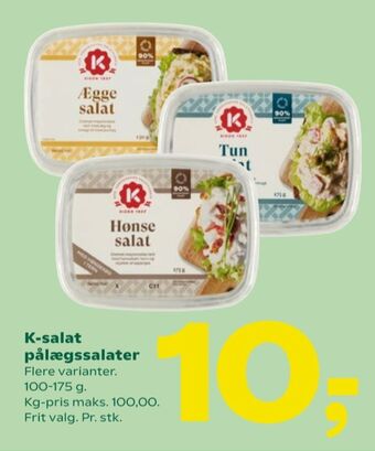 Coop 365 K-salat æggesalat tilbud