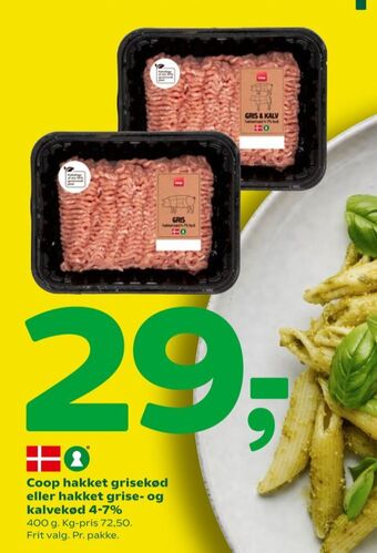 Coop 365 Coop hakket kalv og grisekød tilbud