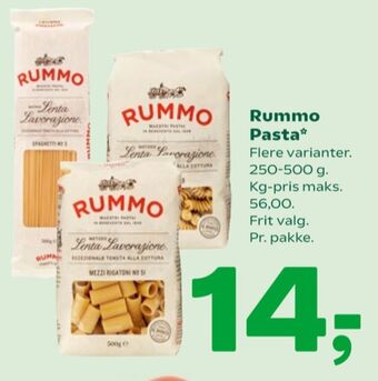 Coop 365 Rummo pasta tilbud