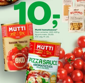 Coop 365 Mutti tomater tilbud