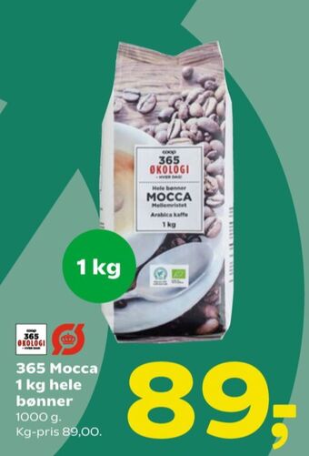 Coop 365 Coop 365 kaffebønner - hele tilbud