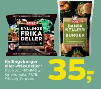 Coop 365 Rose kyllingefrikadeller tilbud