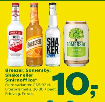 Coop 365 Smirnoff ice rtd-cider tilbud