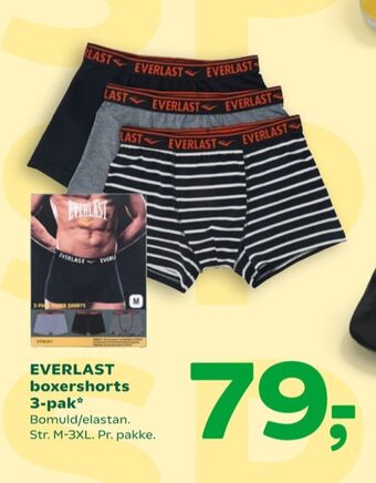 Coop 365 Everlast boxershorts tilbud