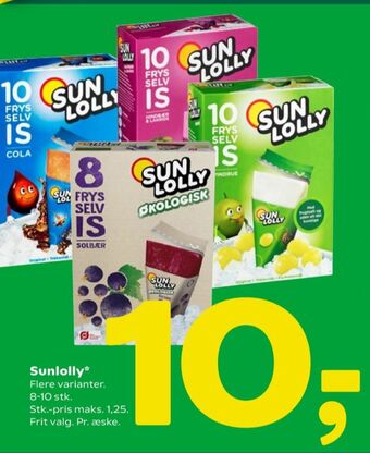 Coop 365 Sun lolly is frys selv tilbud