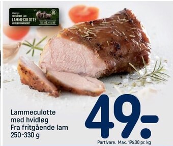 REMA 1000 Lammeculotte tilbud